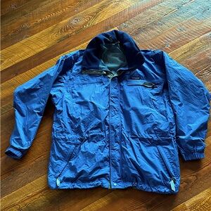 Patagonia Women's Jacket - periwinkle Blue and Gray